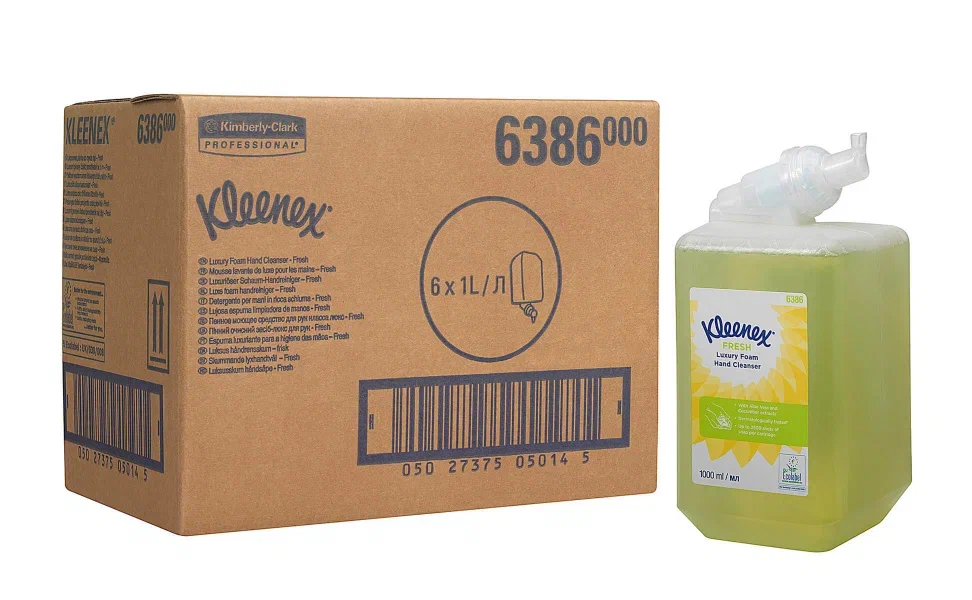 Kleenex® Botanics™ Luxury Foam Hand Wash — Картридж / Зеленый / 1 л